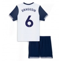 Tottenham Hotspur Radu Dragusin #6 Domáci Detský futbalový dres 2024-25 Krátky Rukáv (+ trenírky)